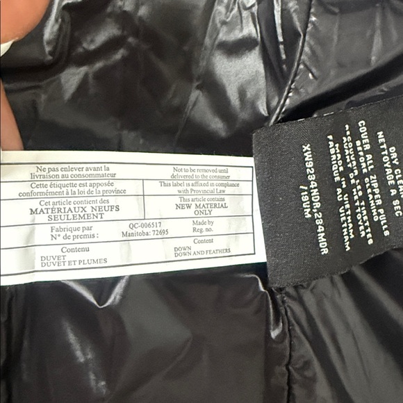 SAM raccoon genuine fur hood down puffer black jacket - Picture 14 of 16